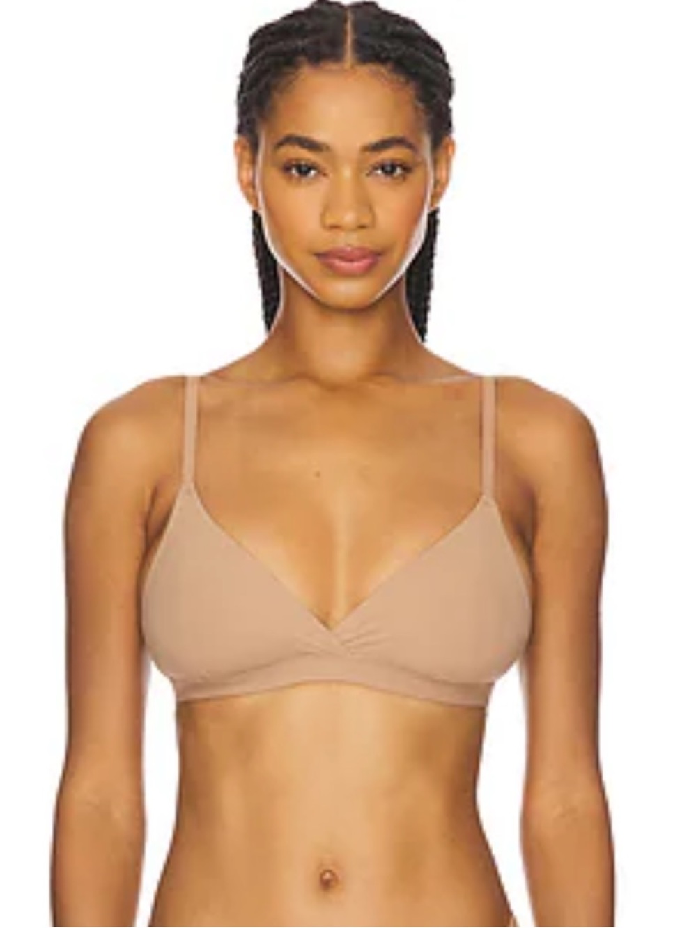 Skims Everyday Wireless Triangle Bra - Nude S
